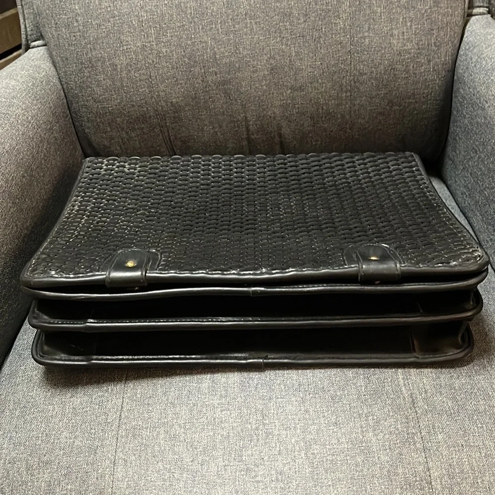 Elka Vintage Woven Briefcase